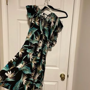 NWOT tropical romper 3x Amazon lightweight
